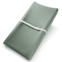 Comfy Cubs - Muslin Fitted Changing Pad Cover, Fern Image 1