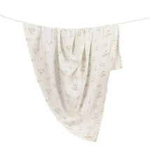 Crane - Baby 100% Organic Cotton Bunny Single Baby Swaddle Wrap Image 1