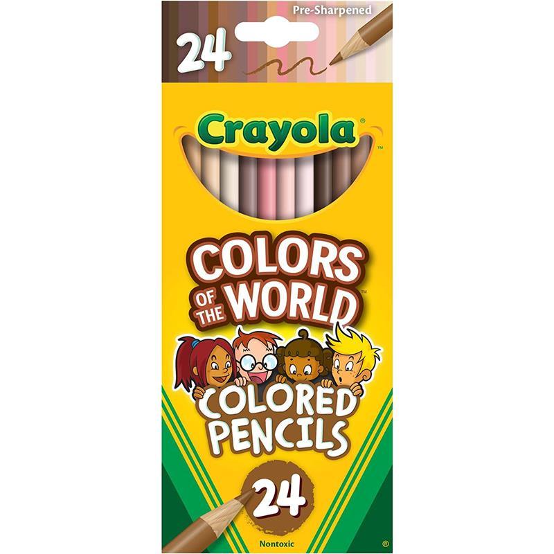 Crayola Colored Pencil Set, Colors of The World, 150 ct, School Supplies, Gifts