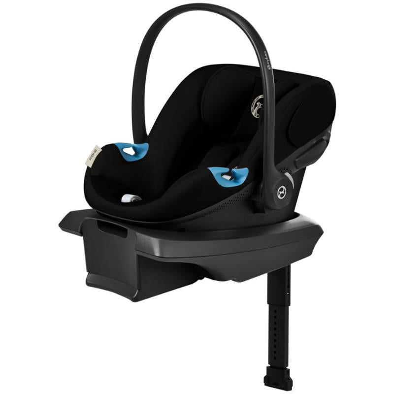 car seat cybex aton Aton G2 Infant Car Seat with Load Leg Base by Cybex Moon Black