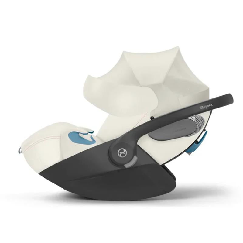 Cybex Cloud T Comfort Extend Infant Car Seat with SensorSafe Off White