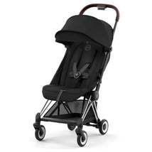 Cybex - Coya Compact Stroller, Chrome/Dark Brown/Sepia Black Image 1