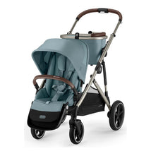 Cybex - Gazelle S 2 Single-to-Double Stroller, Taupe Frame /Sky Blue Image 1