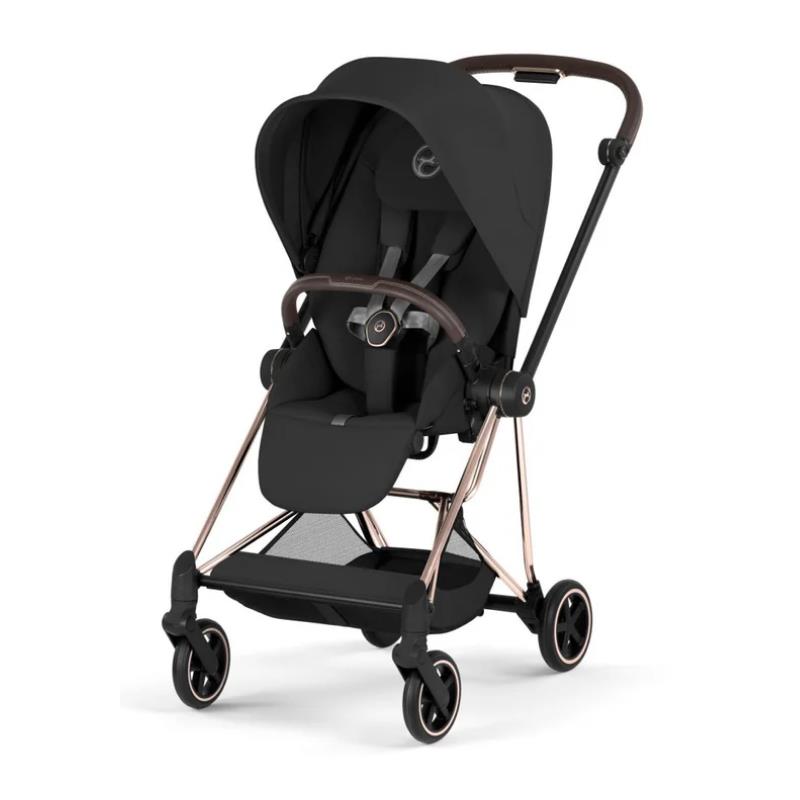 cybex mios rose gold frame Cybex Mios Stroller Rose Gold Frame/Sepia Black Lux Seat