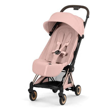 Cybex Platinum Coya Stroller Style Collection, Rose Gold Frame/Peach Pink Lux Seat Image 1