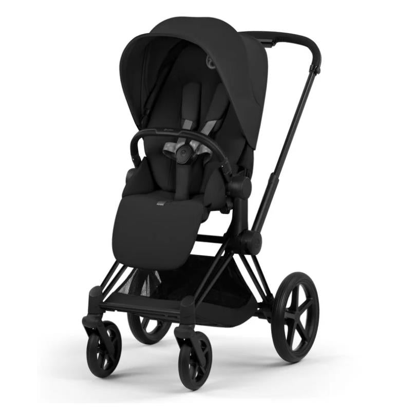 Cybex Priam Stroller Matte Black Frame/Sepia Black Lux Seat