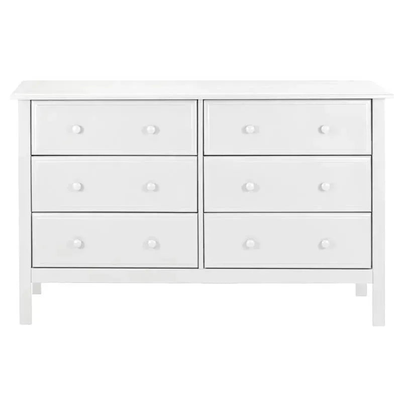 DaVinci Jayden 6-Drawer Double Wide Dresser - White DaVinci Jayden 6-Drawer Double Wide Dresser - White