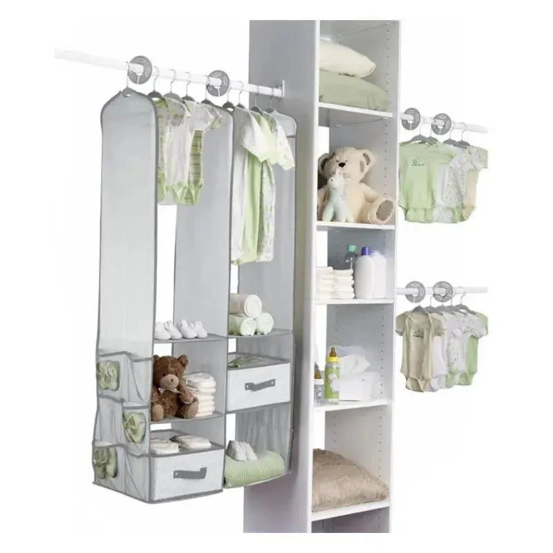 Delta Children 24 Pk Nursery Storage Set, Dove Grey