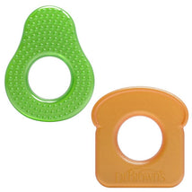 Dr. Brown's 2Pk AquaCool Water-Filled Teether, Avocado Toast Shapes, BPA Free, 3M+ Image 1