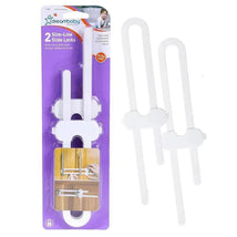 Dreambaby - 2Pk Slimline Slide Lock for Baby Proofing Image 1