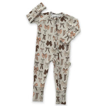 Ellie Sue - Baby Bows Zipper Romper Image 1