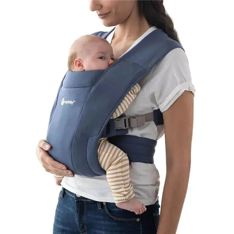 ergobaby carrier navy Ergobaby - Embrace Knit Newborn Carrier - Soft Navy
