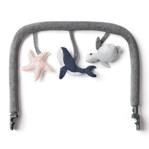 Ergobaby - Evolve 3-in-1 Bouncer Toy Bar Accessory, Ocean Wonders Charcoal Grey Image 1