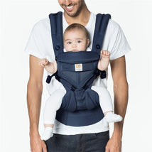 ErgoBaby Omni 360 Baby Carrier All-In-One Cool Air Mesh, Midnight Blue Image 1