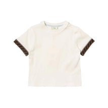 Fendi Baby - Short Sleeve T-Shirt With Ff Tape Image 1