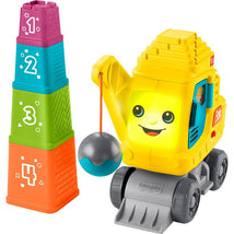 Fisher Price - Baby & Toddler Learning Toy Count & Stack Crane with Blocks Image 1