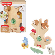 Fisher Price - Wood Stacking Toy Balance Tree Image 1