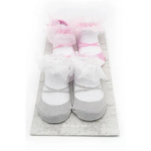 Forever Baby Dress Socks Ruffle Pink Image 1