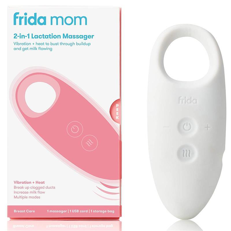 Frida Mom - 2-In-1 Heat And Vibration Lactation Massager