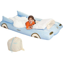 FUNBOY Blue Convertible Kids Sleepover Air Mattress Image 1