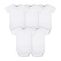 Gerbe 5Pk Onesies Multi-Packs Bundle Interlock White Image 1