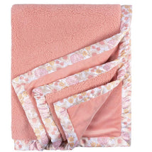 Gerber Bedding - 1Pk 2Ply Plush Blanket, Girl Retro Floral Image 1