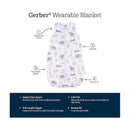Gerber Bedding - 1Pk Sleep Sack, Neutral Animals + Geos Image 6