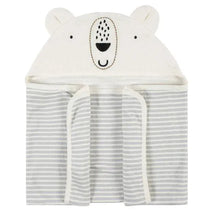 Gerber Terry Hooded Bath Wrap Bear Image 1