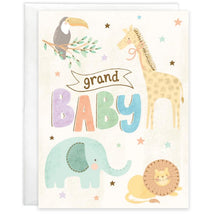 Gina B Designs - Baby Greeting Card Jungle Grand Baby Image 1