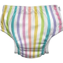 Green Sprouts - Reusable Eco Snap Swim Diaper, Rainbow Stripe Image 1