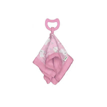 Green Sprouts - Snuggle Blankie Teether Made From Organic Cotton, Pink Bunny Image 1