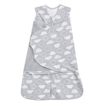 HALO SleepSack Swaddle 100% Cotton 1.5 TOG - Clouds, Newborn Image 1