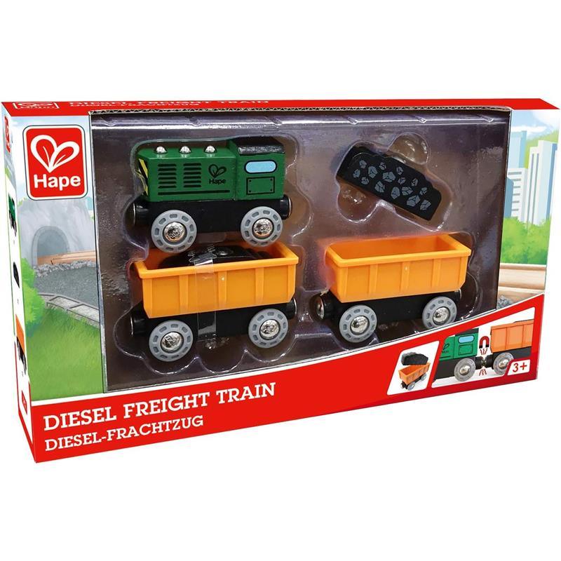 Hape - Railway Diesel Freight Train Image 4