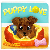 House Of Marbles - Puppy Love Finger Puppet Book Image 1