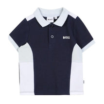 Hugo Boss Baby - Boy Colorblock Polo Navy Image 1