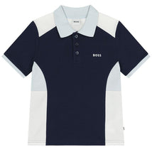 Hugo Boss Baby - Boy Colorblock Polo Navy Image 1