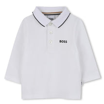 Hugo Boss Baby - Boy Long Sleeve Polo White Image 1
