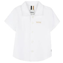 Hugo Boss Baby - Boy Short Sleeve Shirt, White Image 1