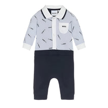 Hugo Boss Baby - Ceremony Short All In One, Pale Blue Image 1