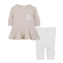 Hugo Boss Baby - Girl Peplum Top & Ribbed Leggings Set Image 1