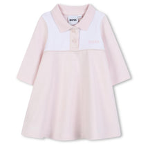Hugo Boss Baby - Girl Polo Dress Pink Pale Image 1
