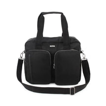 Hugo Boss Baby - Logo Applique Changing Diaper Bag Black Image 1