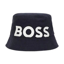 Hugo Boss Baby - Reversible Cotton Bucket Hat, Navy Image 1