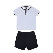 Hugo Boss Baby - Set Polo + Shorts Set, Pale Blue Image 1