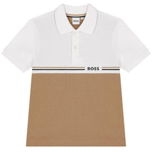 Hugo Boss Baby - Short Sleeve Polo Beige 04A Image 1