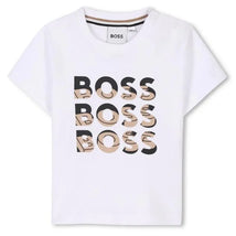 Hugo Boss Baby - Unisex Short Sleeves Tee-Shirt, White Image 1