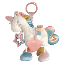 Itzy Ritzy Link & Love™ Activity Plush with Teether - Unicorn Image 1