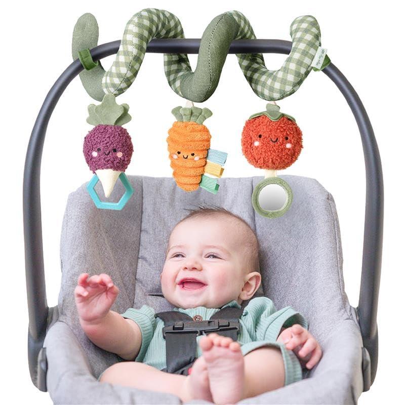 stroller & car seat toys Itzy Ritzy Bitzy Spiral Activity Toy, Veggie