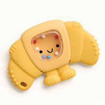 Itzy Ritzy - Sweetie Shake Plus™ Teething + Rattle Toy, Croissant Image 1