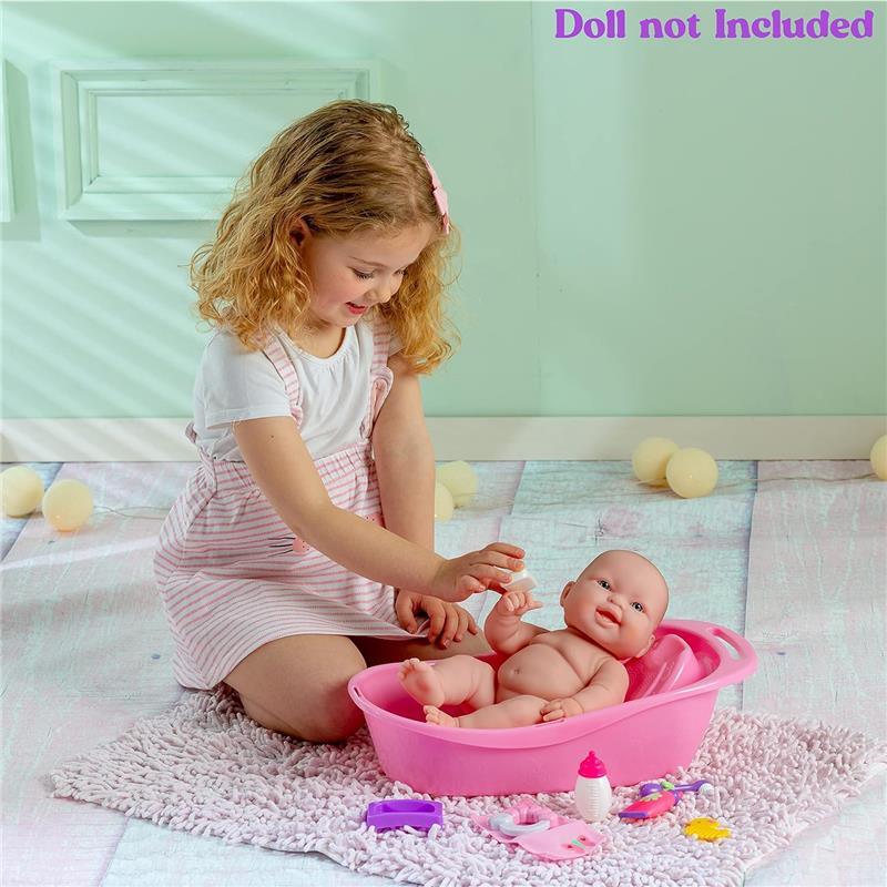 JC Toys - Baby Doll Newborn Realistic Bath, Fits Dolls up to 16, Ages 2+ Image 6
